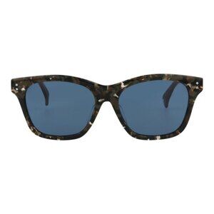 Kenzo Womens Square/Rectangle Havana Havana Blue Fashion Designer Eyewear
